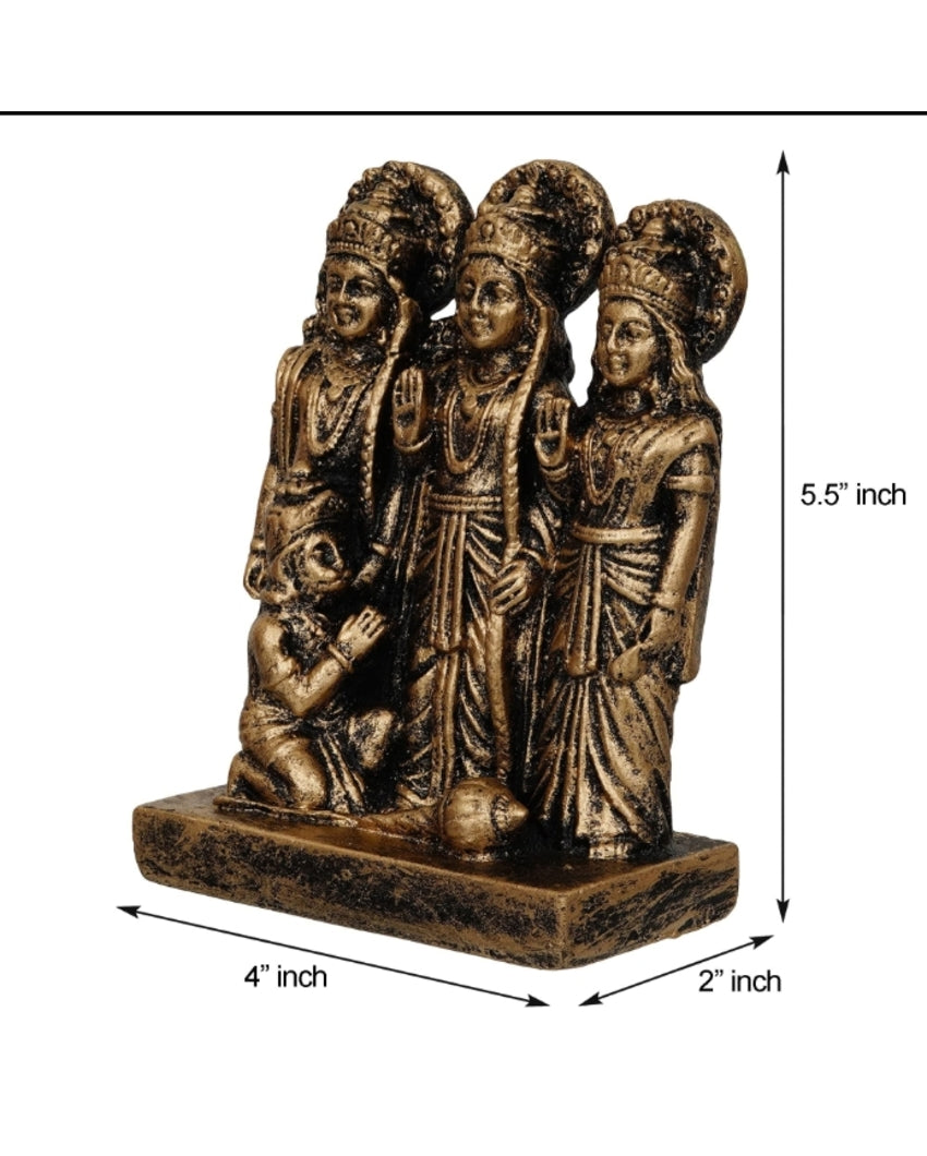 Sacred Resin Ram Darbar Showpiece | 4 x 2 x 6 inches