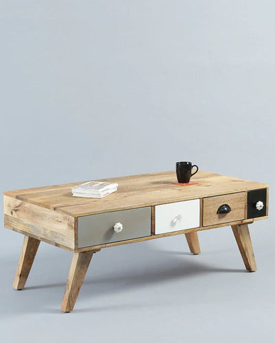 Quatro Mango Wood Coffee Table