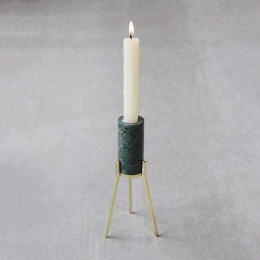 Large Fyre 2.0  Taper Candle Holder | Multiple Colors Green