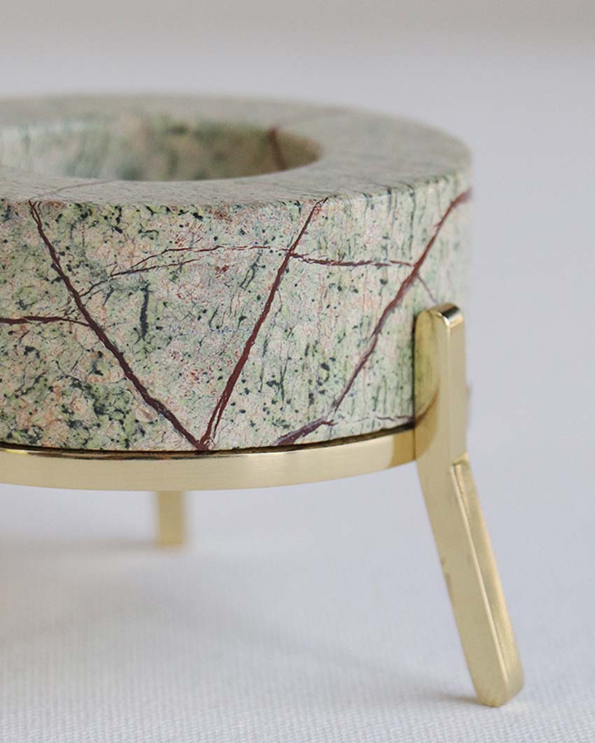 Handcrafted Tea Light Holder With Stand | 2 x 2 inches