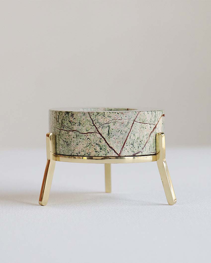 Handcrafted Tea Light Holder With Stand | 2 x 2 inches