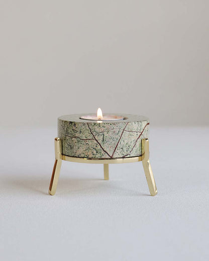 Handcrafted Tea Light Holder With Stand | 2 x 2 inches