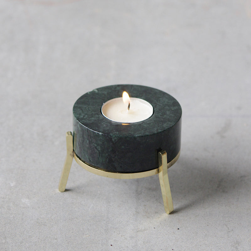 Small Fyre 2.0  Taper Candle Holder | Multiple Colors Green