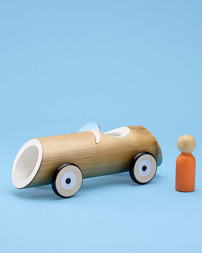 Eco Bamboo Sportster Racer Toboo | 8 x 3 x 3 inches