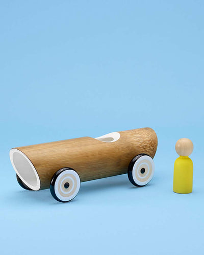 Eco Bamboo Vintage Racer Toboo | 8 x 3 x 2 inches