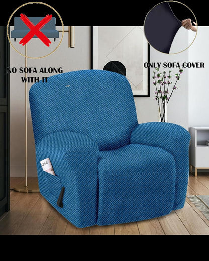 ONLY SOFA COVER | Elastic Stretchable Recliner Polyester Sofa Cover | 29 x 33 inches