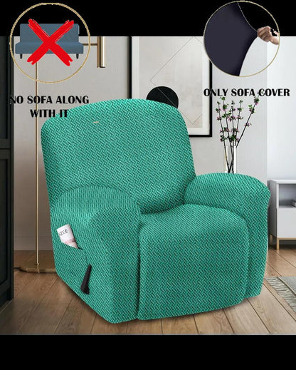 ONLY SOFA COVER | Elastic Stretchable Recliner Polyester Sofa Cover | 29 x 33 inches