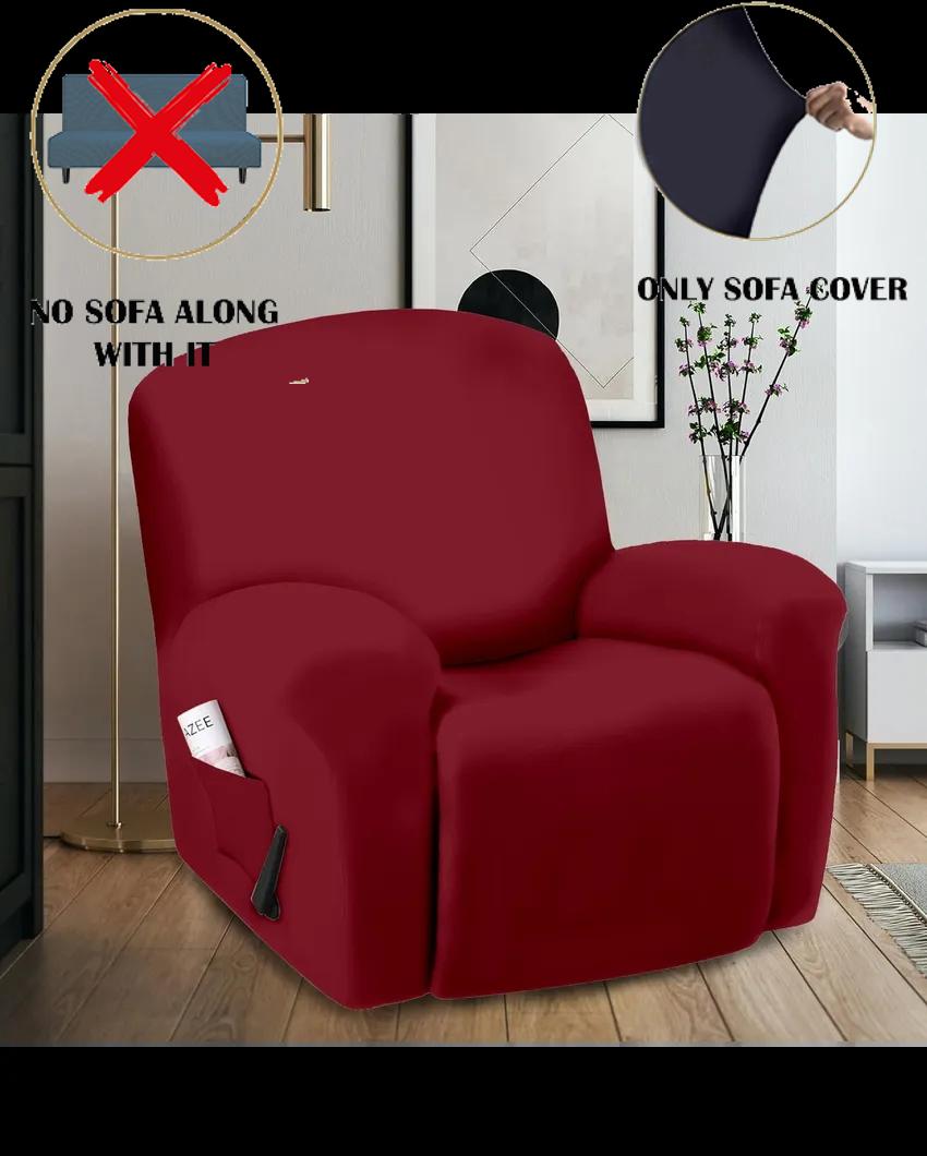 ONLY SOFA COVER | Elastic Recliner Polyester Sofa Cover | 29 x 33 inches