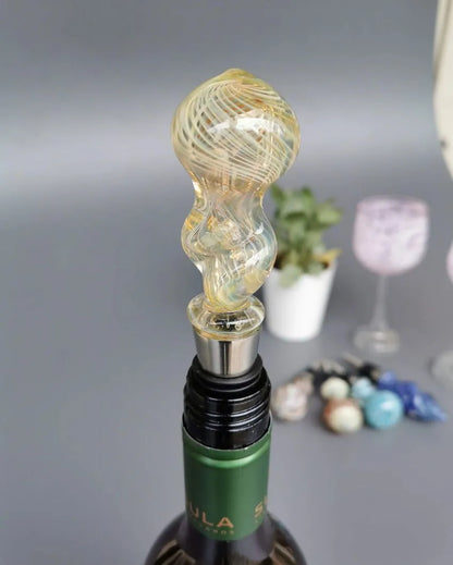 Reno Handblown Glass Wine Stopper