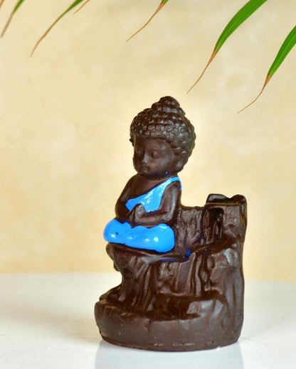 Elegant Blue Buddha Smoke  | Set of 3