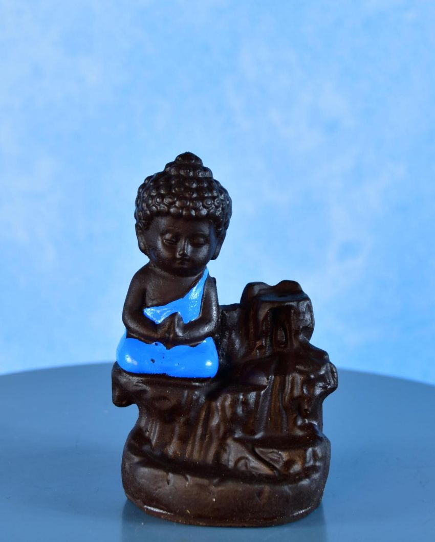 Elegant Blue Buddha Smoke  | Set of 3