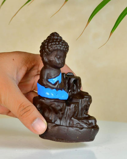 Elegant Blue Buddha Smoke  | Set of 3