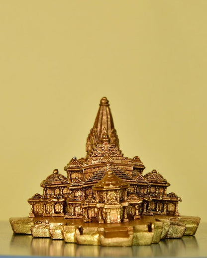 Graceful Resin Mini Mandir Statue | 4 x 3 x 7 inches