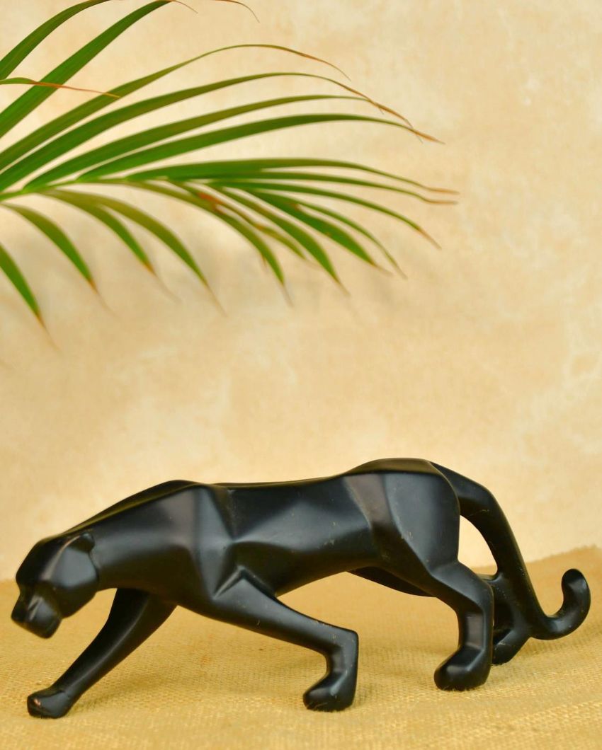 Stylish Mini Black Panther Showpiece | 10 x 2 x 3 inches