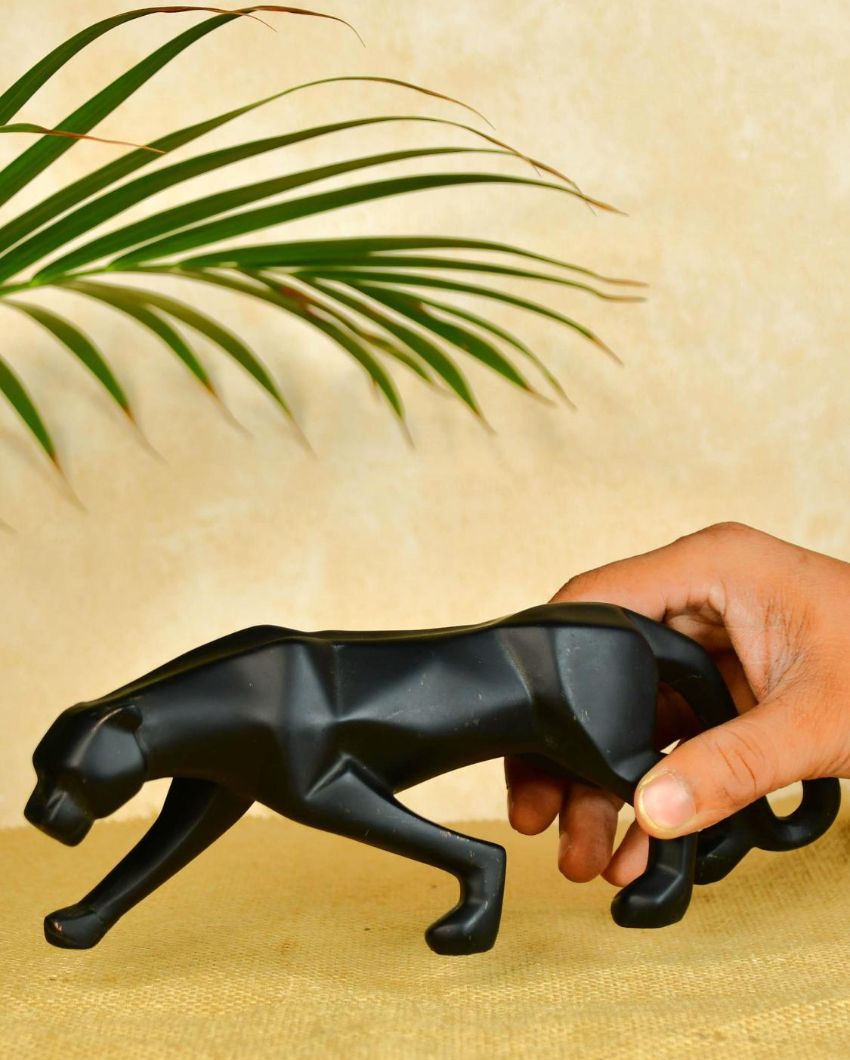 Stylish Mini Black Panther Showpiece | 10 x 2 x 3 inches