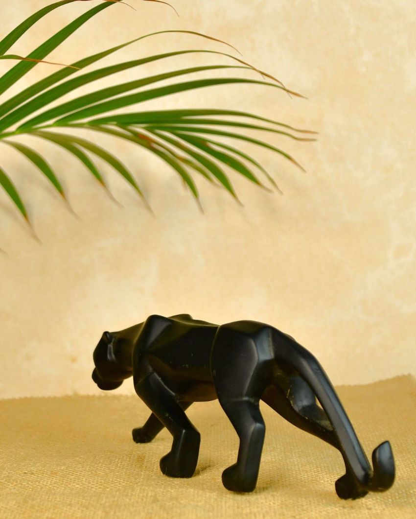 Stylish Mini Black Panther Showpiece | 10 x 2 x 3 inches