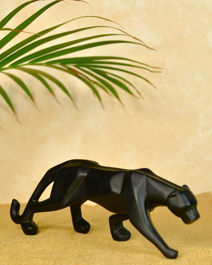 Stylish Mini Black Panther Showpiece | 10 x 2 x 3 inches