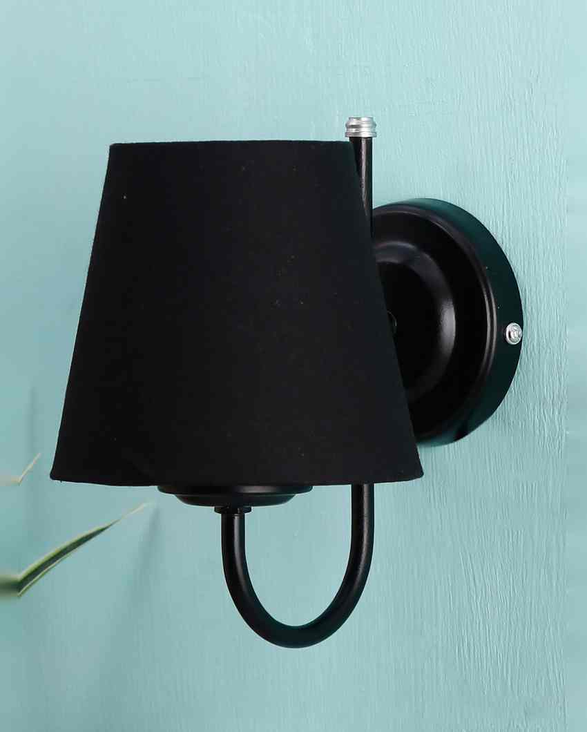 Vintage Classic Cotton Wall Mounted Lamp With Iron Base | 6 x 8 inches