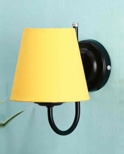 Vintage Classic Cotton Wall Mounted Lamp With Iron Base | 6 x 8 inches