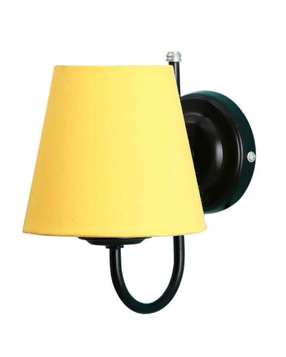 Vintage Classic Cotton Wall Mounted Lamp With Iron Base | 6 x 8 inches