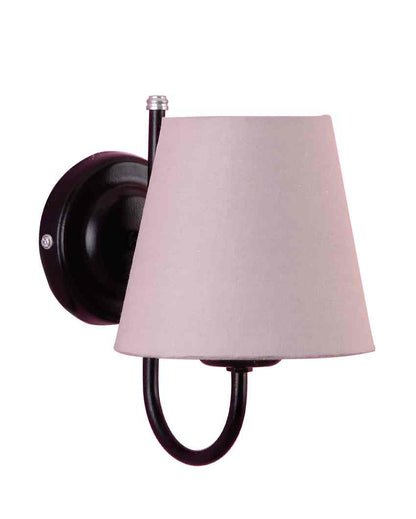 Vintage Classic Cotton Wall Mounted Lamp With Iron Base | 6 x 8 inches