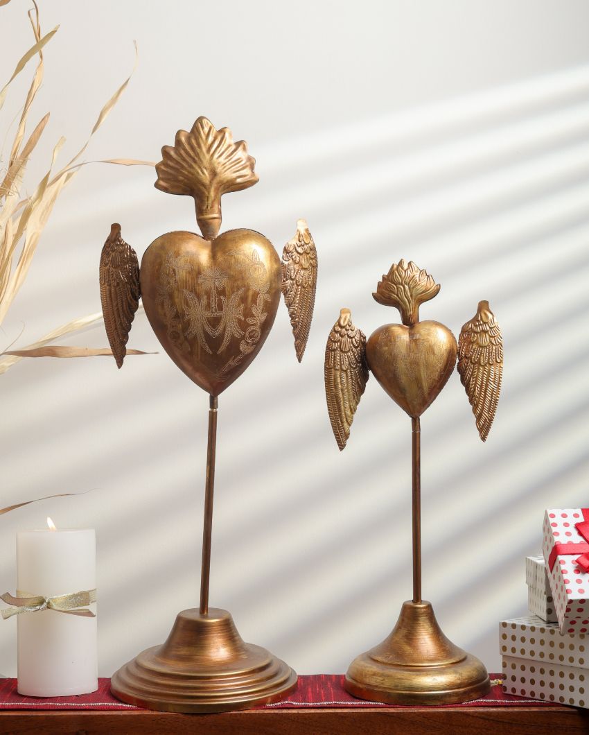 Romantic Heart Shaped Table Decor | Set Of 2