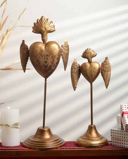 Romantic Heart Shaped Table Decor | Set Of 2