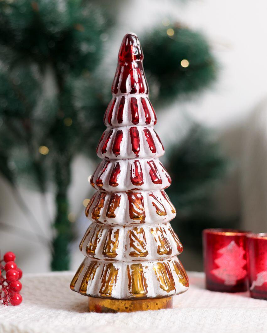 Elegant Glass Christmas Tree Decor | 5 X 12 Inches