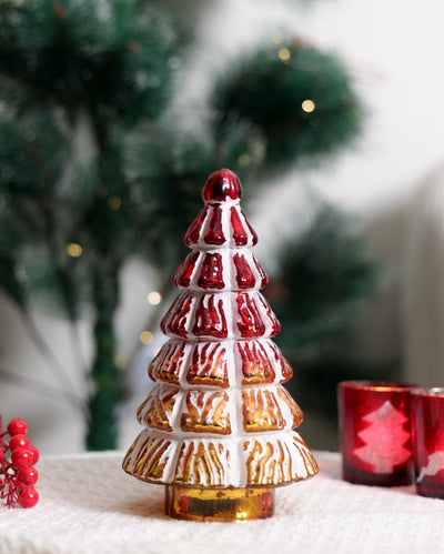 Charming Glass Christmas Tree Decor | 5 X 9 Inches