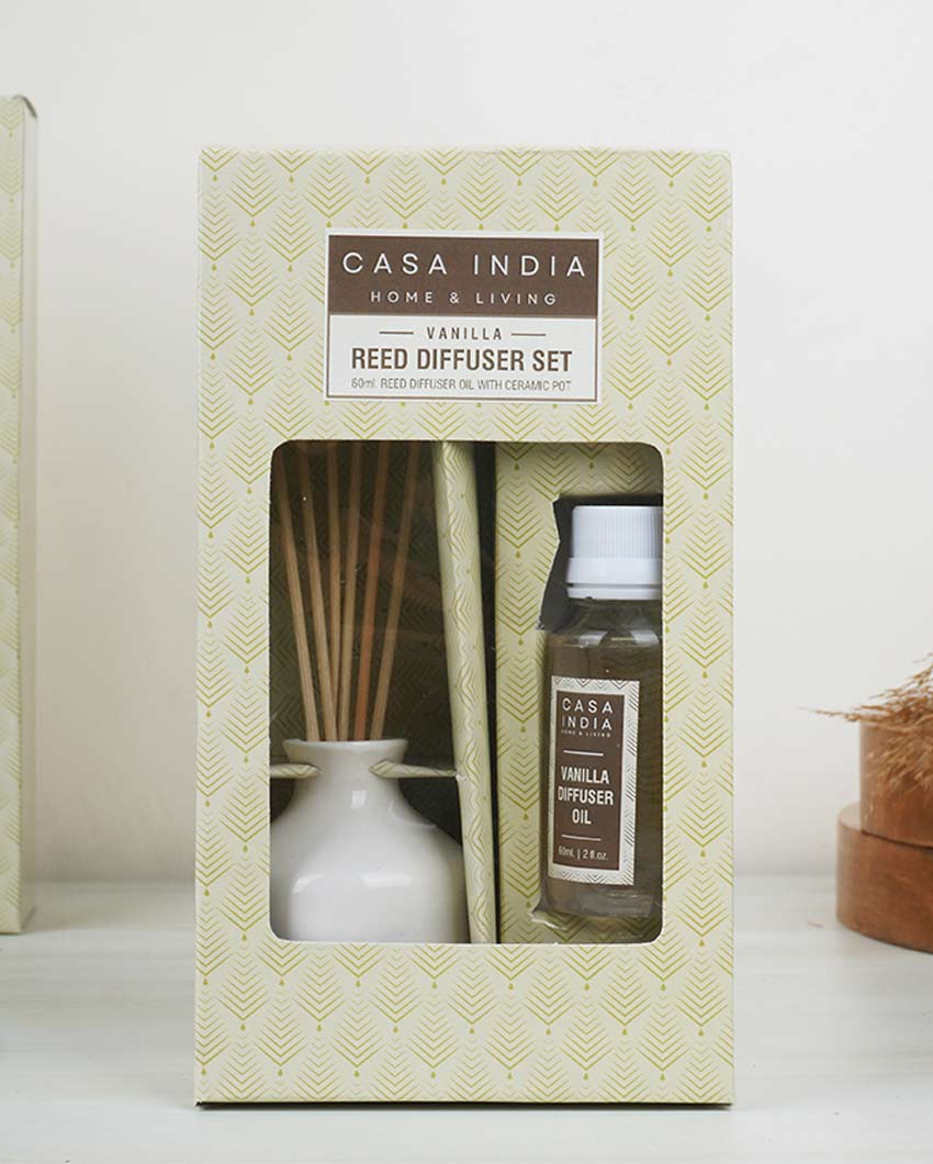 Elegant Yellow Design Pal Santo Reed Diffuser | Pack of 3