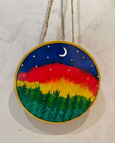 Vibrant Rainbow Wall Hanging | 6 inches