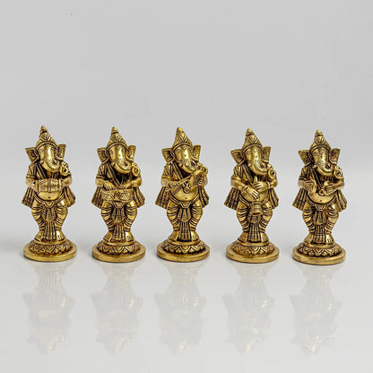 Divine Presence Band Of Ganesha | Set of 5 | 2 x 2 x 5 inches