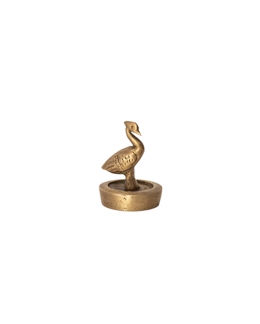 Sophisticated Paper Weight with Graceful Goose Design |Mustard|  5 x 7 cm/ 2 x 3 inches