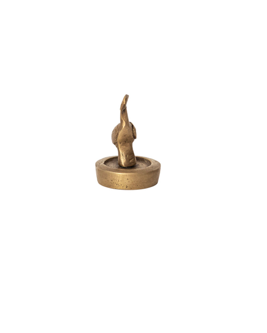 Sophisticated Paper Weight with Graceful Goose Design |Mustard|  5 x 7 cm/ 2 x 3 inches