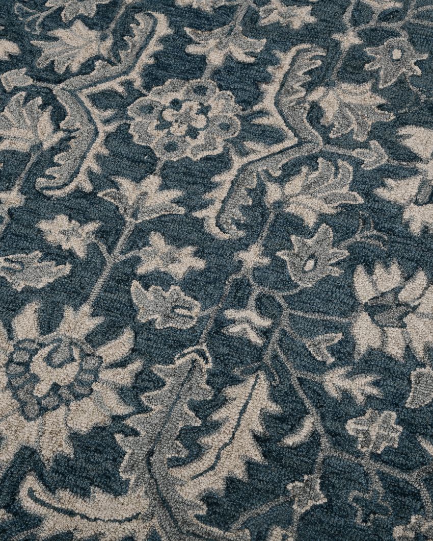 Romania Floral Pattern Hand Tufted Carpet | 10 x 8 Feet