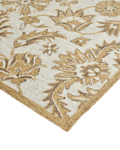 Simpy Floral Pattern Hand Tufted Carpet | 10 x 8 Feet