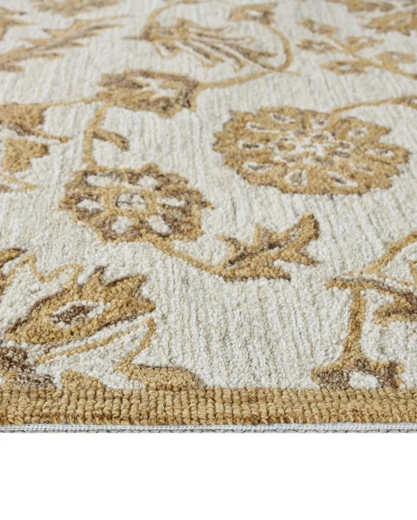 Simpy Floral Pattern Hand Tufted Carpet | 10 x 8 Feet