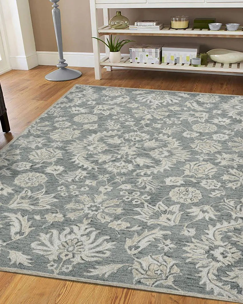 Simpy Floral Pattern Hand Tufted Carpet | 10 x 8 Feet