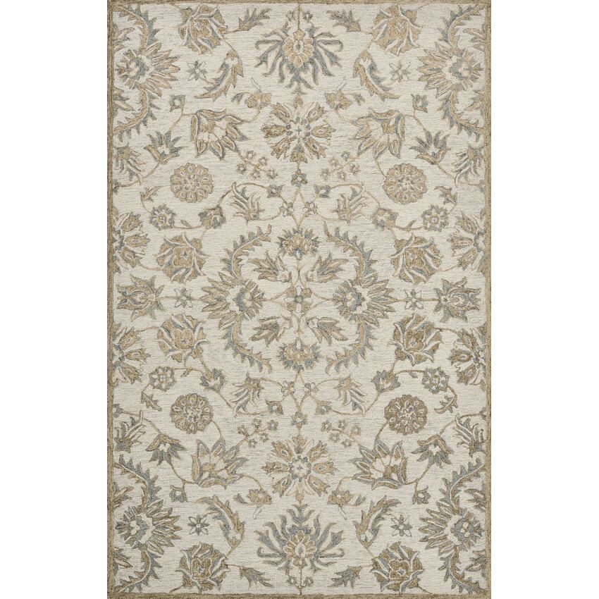 Classic Design Ivory Shade Wool Area Rug | 10 x 8 Feet