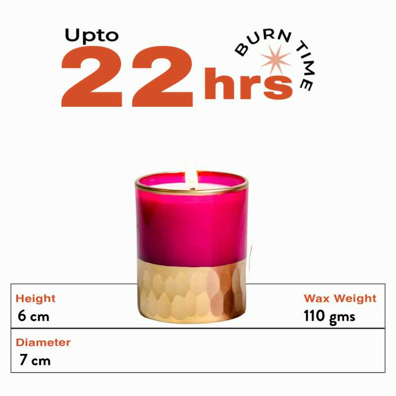 Rani Pink Mogra Scented Votive Candles | Set Of 4 Default Title