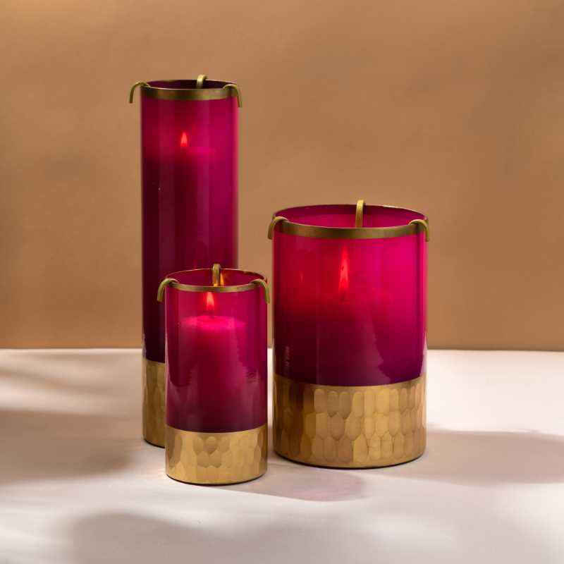 Rani Pink Candle Holder | Gift Set Default Title