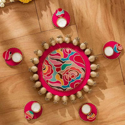 Pink Classic Design Rangoli Default Title