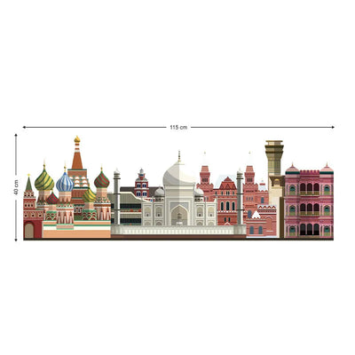 Aladdin City Wall Sticker Default Title