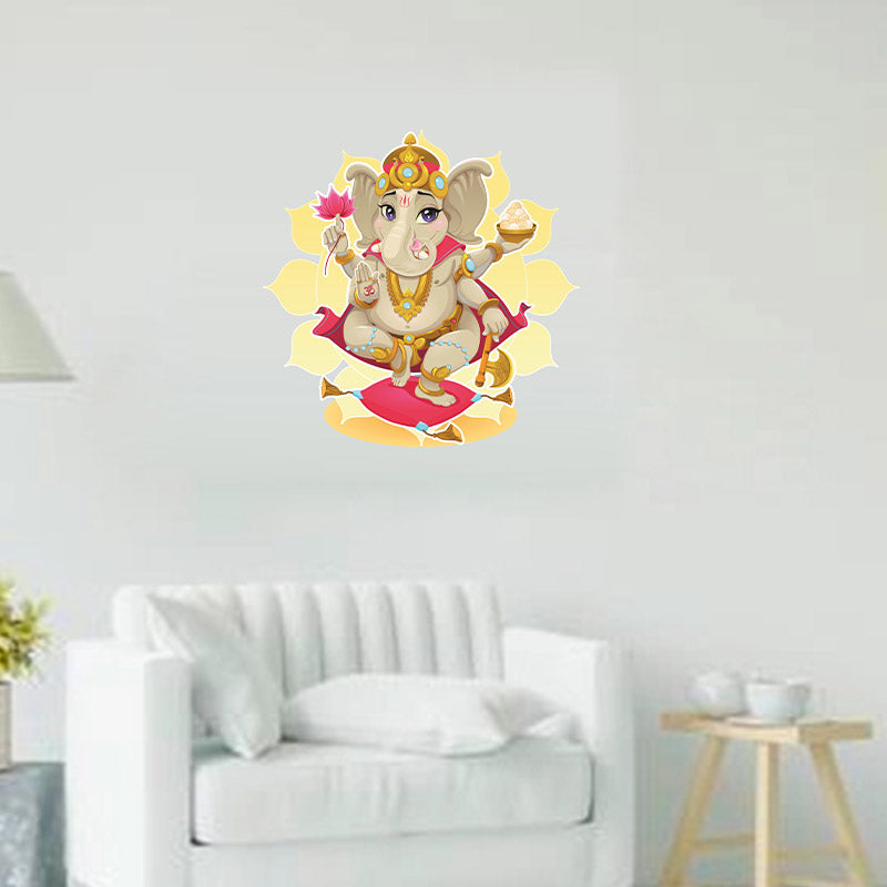 Lord Ganesh Wall Sticker Default Title