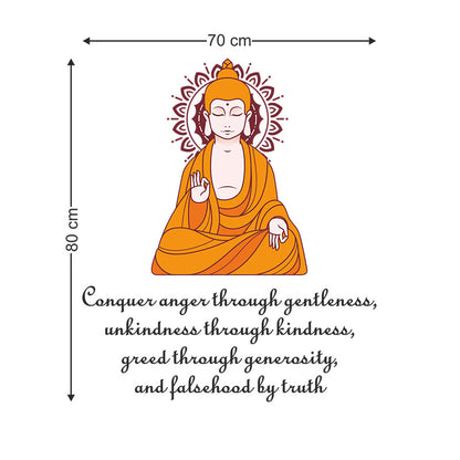 Buddha Quote Wall Sticker Default Title