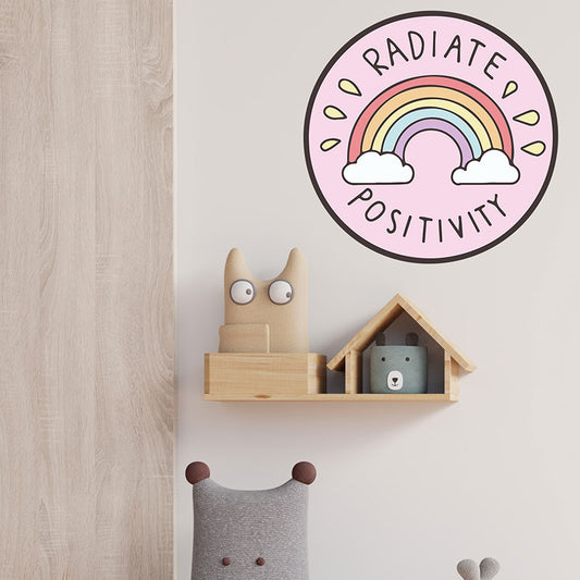 Radiate Positivity Wall Sticker Default Title