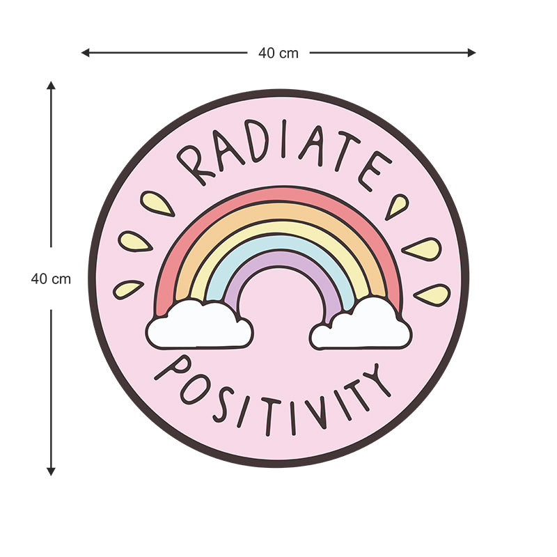 Radiate Positivity Wall Sticker Default Title