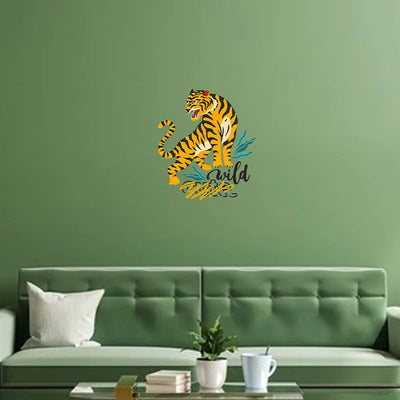 Wild Cute Tiger Wall Sticker Default Title