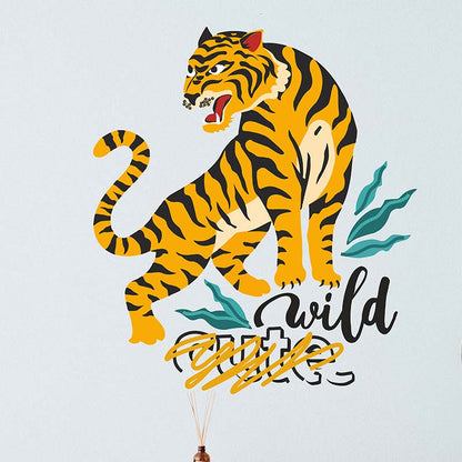 Wild Cute Tiger Wall Sticker Default Title