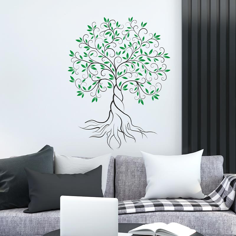 Tree Of Art Wall Sticker Default Title
